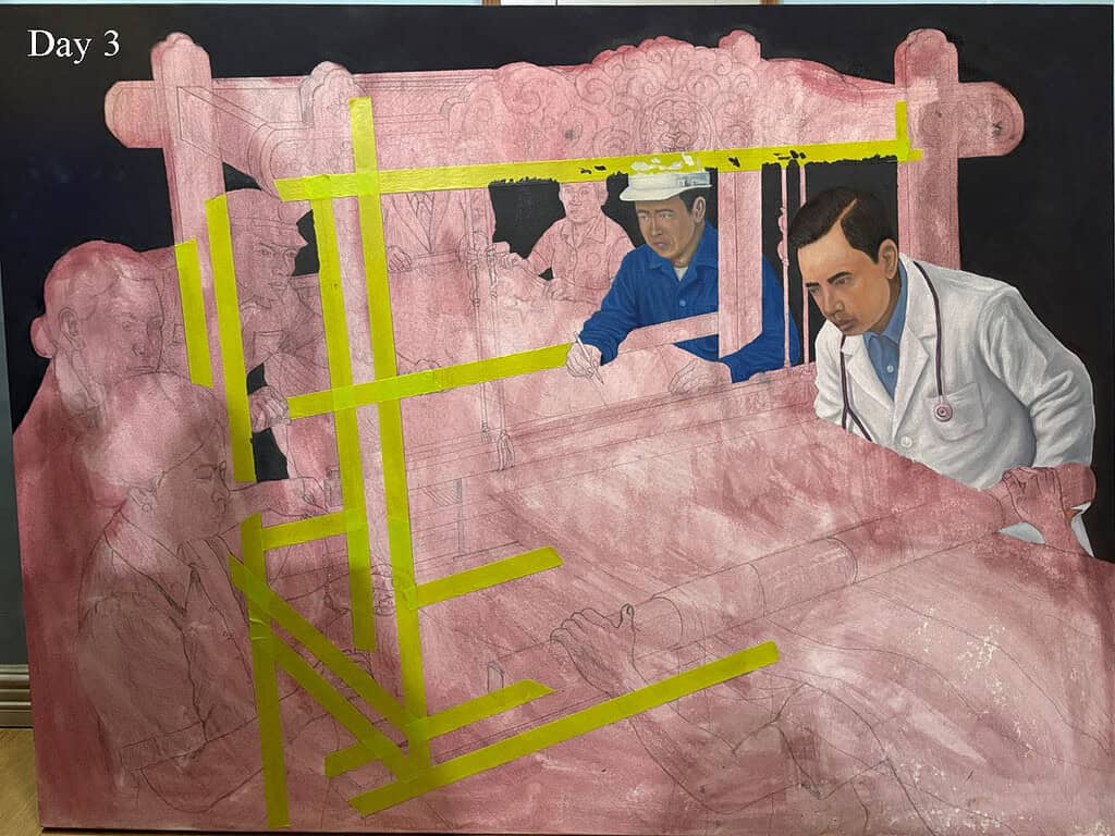 Day 3 of Painting 2